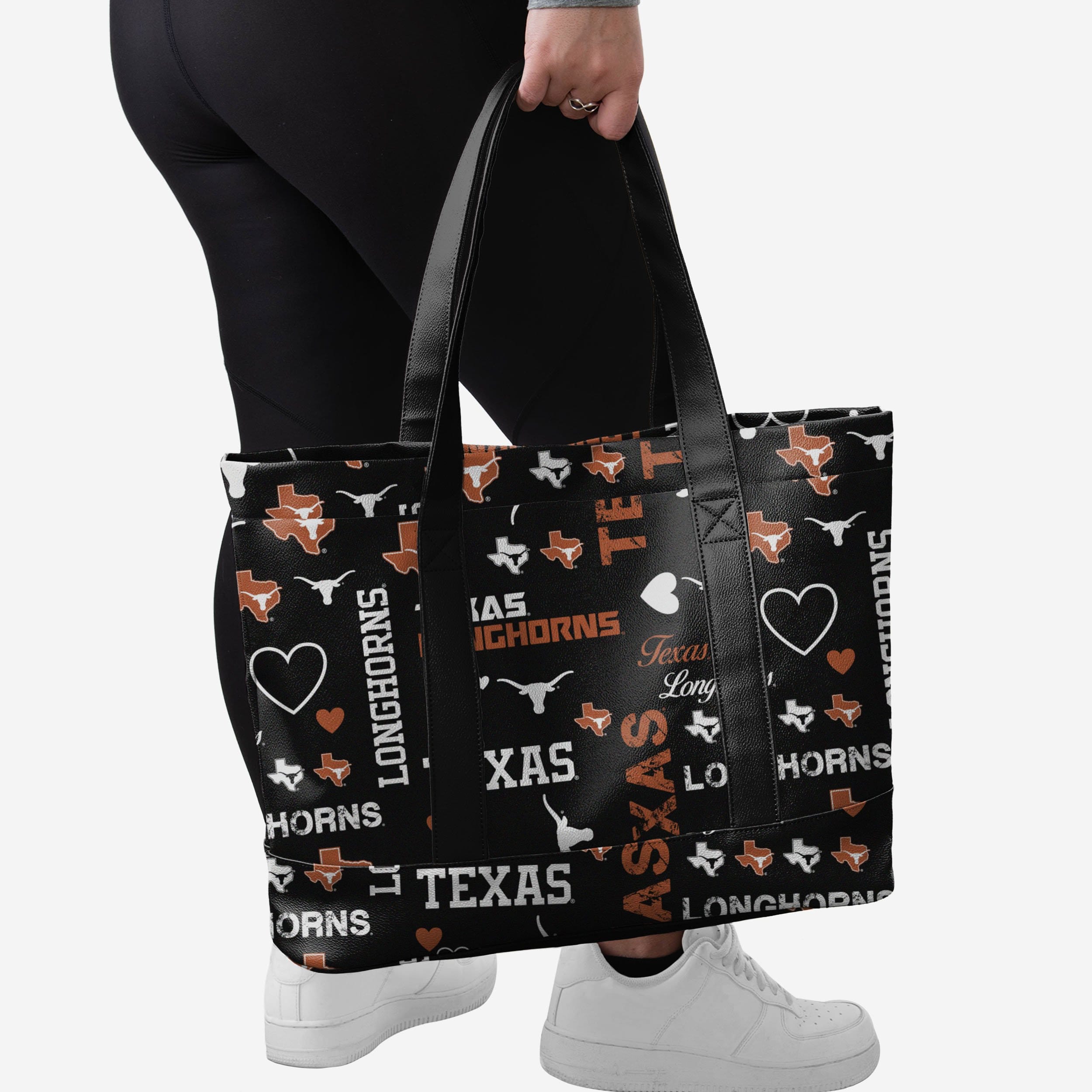 Texas Longhorns Logo Love Tote Bag - Show Your Fandom in Style!