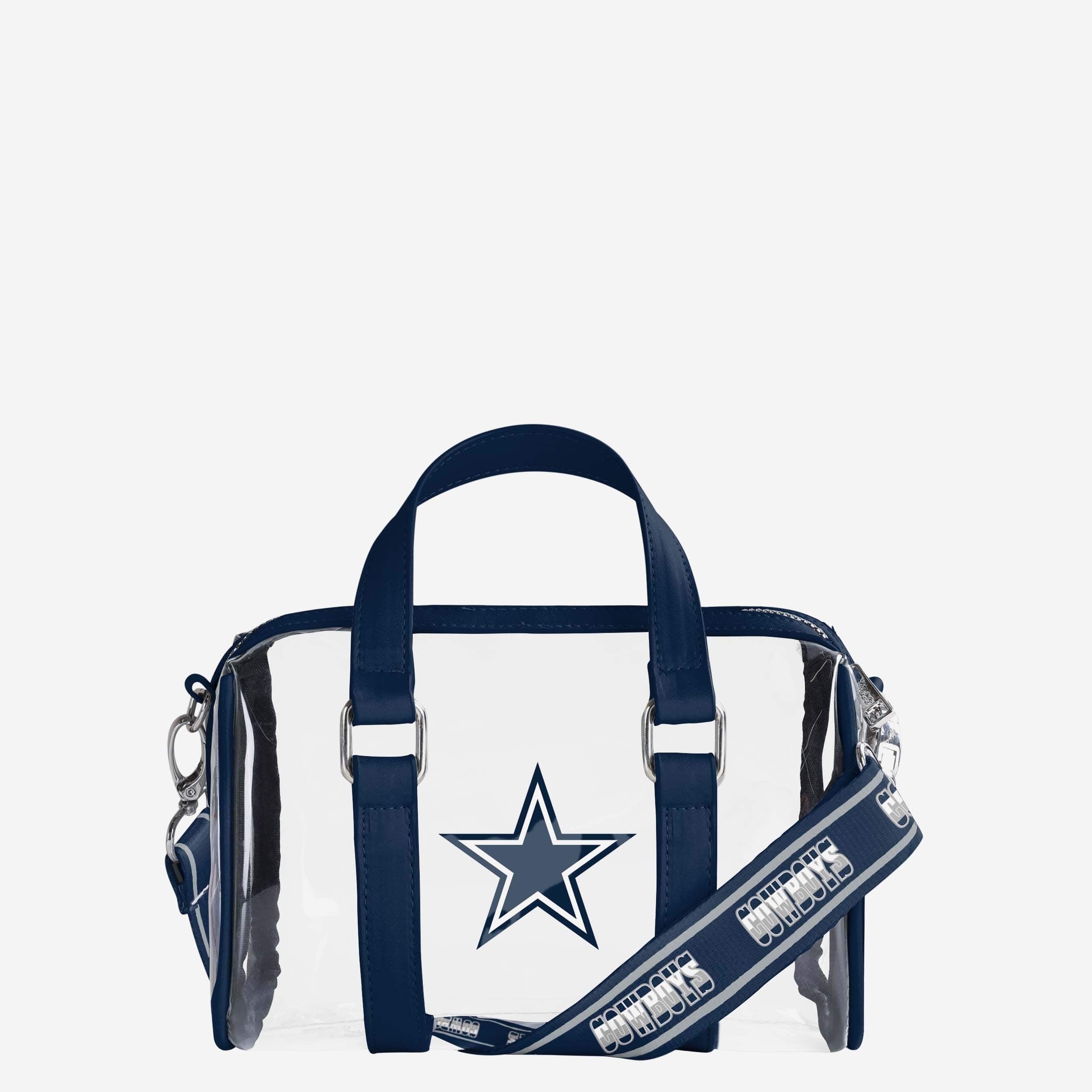 Dallas Cowboys Stunning Clear Barrel Bag