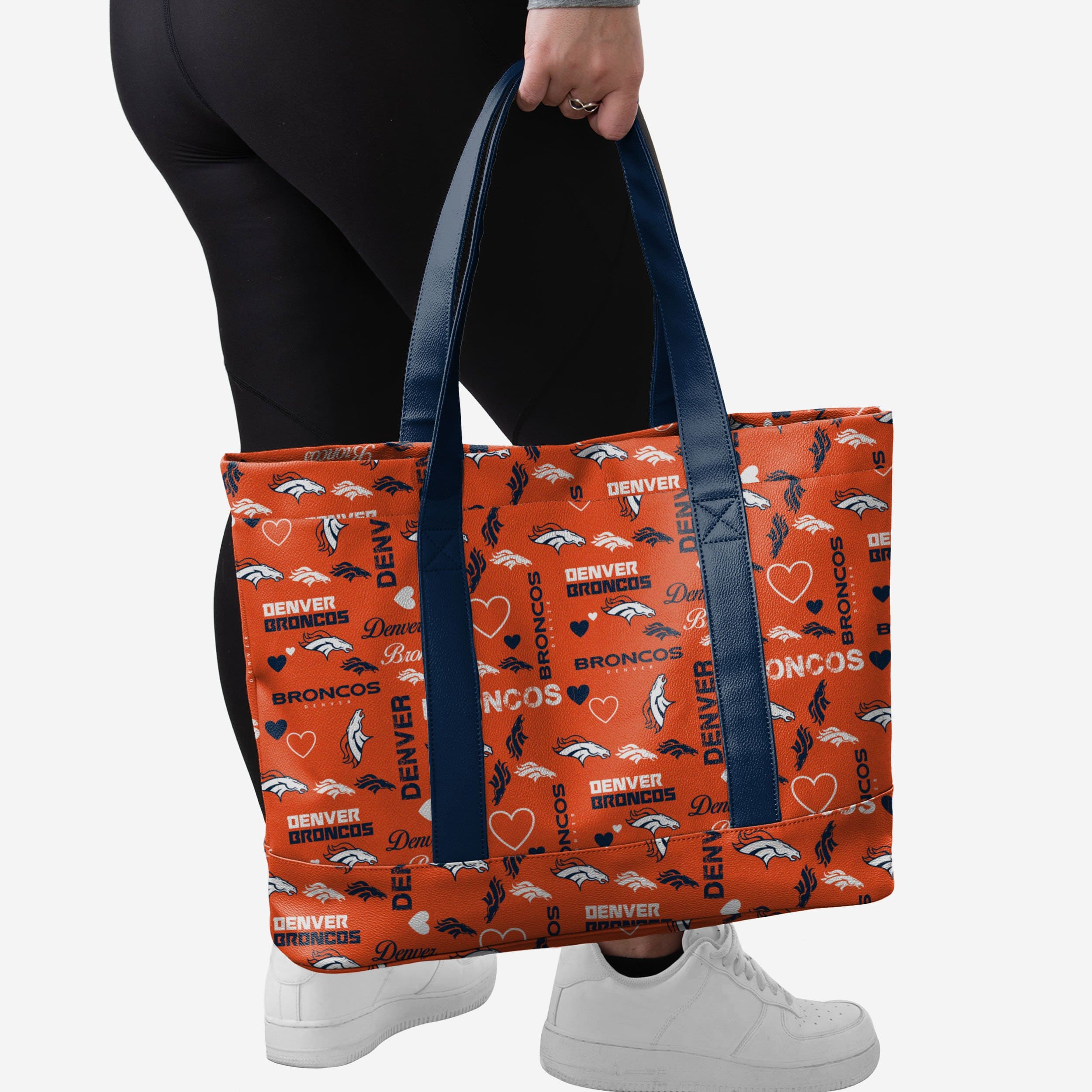 Denver Broncos Logo Love Tote Bag - Show Your Fandom!