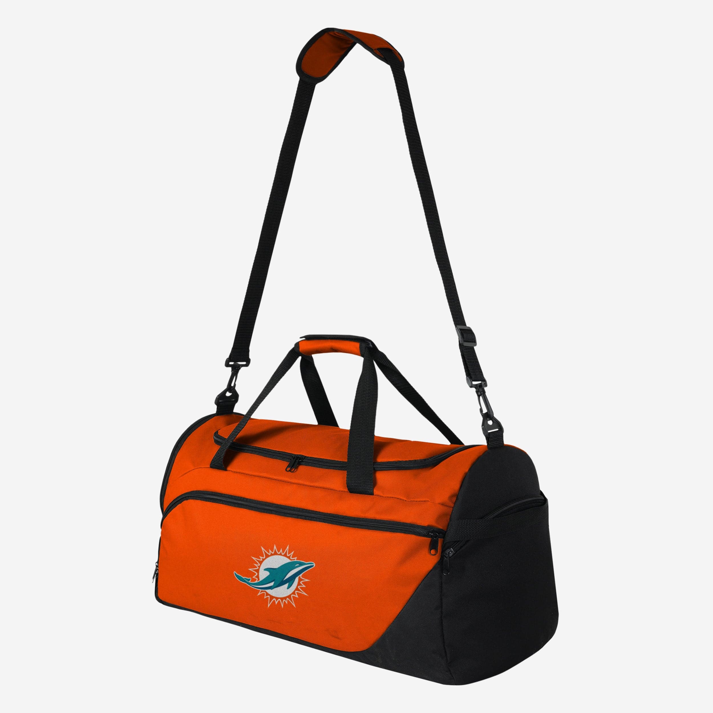 Miami Dolphins Solid Big Logo Duffle Bag - Your Ultimate Fandom Companion