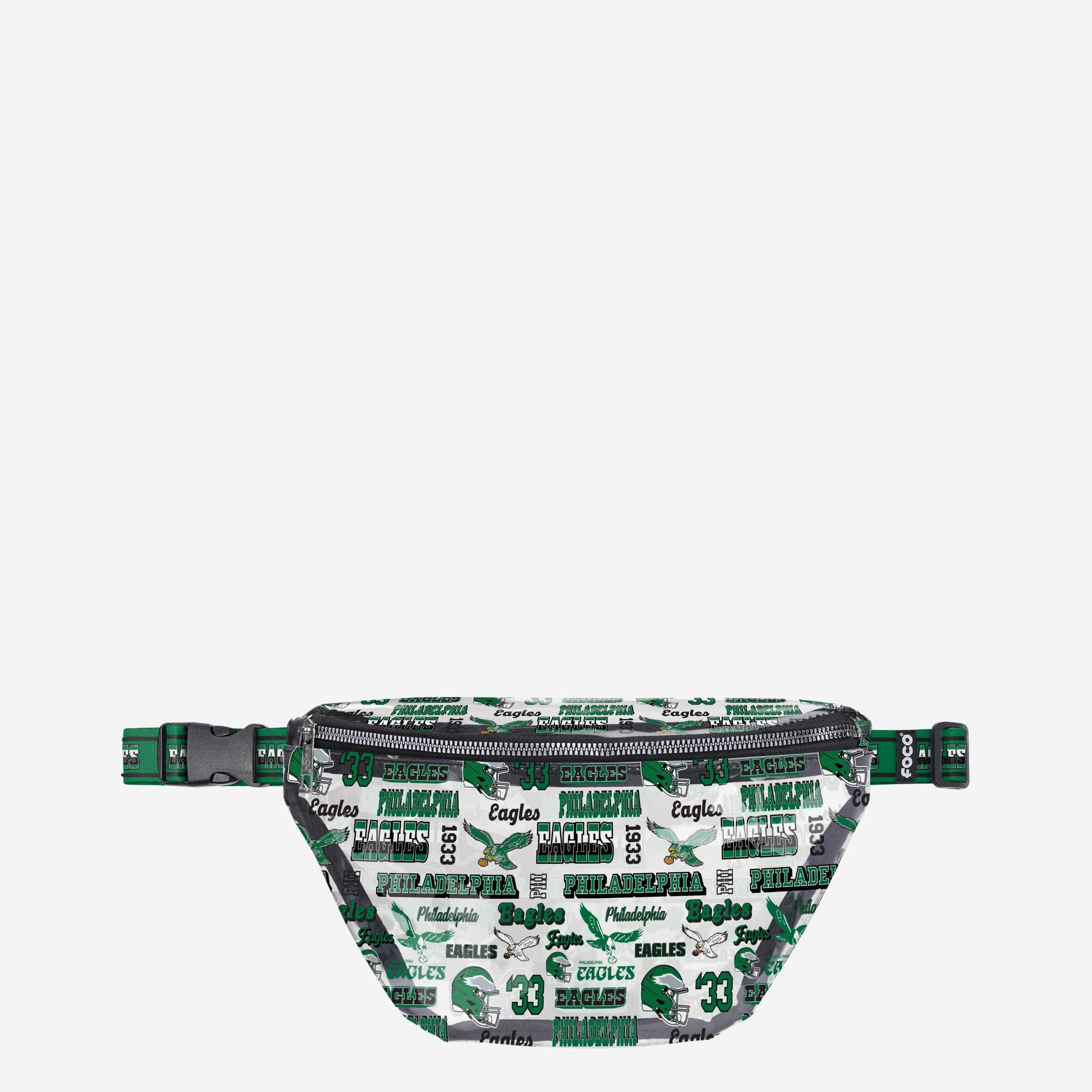 Philadelphia Eagles Retro Print Clear Fanny Pack: A Must - Have for Fans!