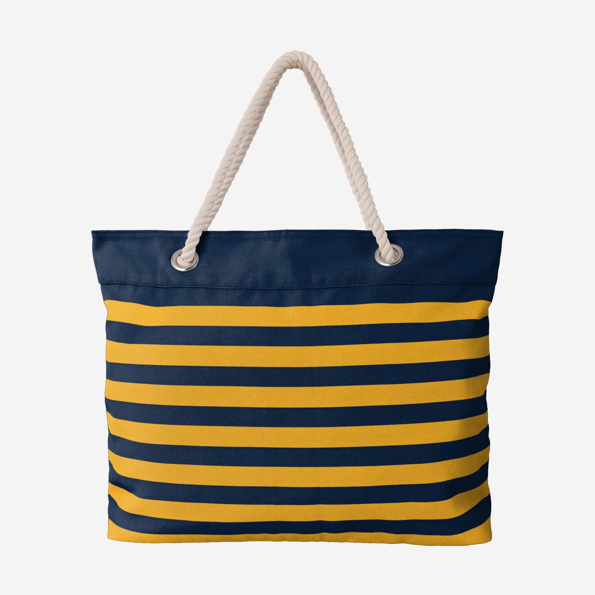 Exciting Los Angeles Chargers Nautical Stripe Tote Bag