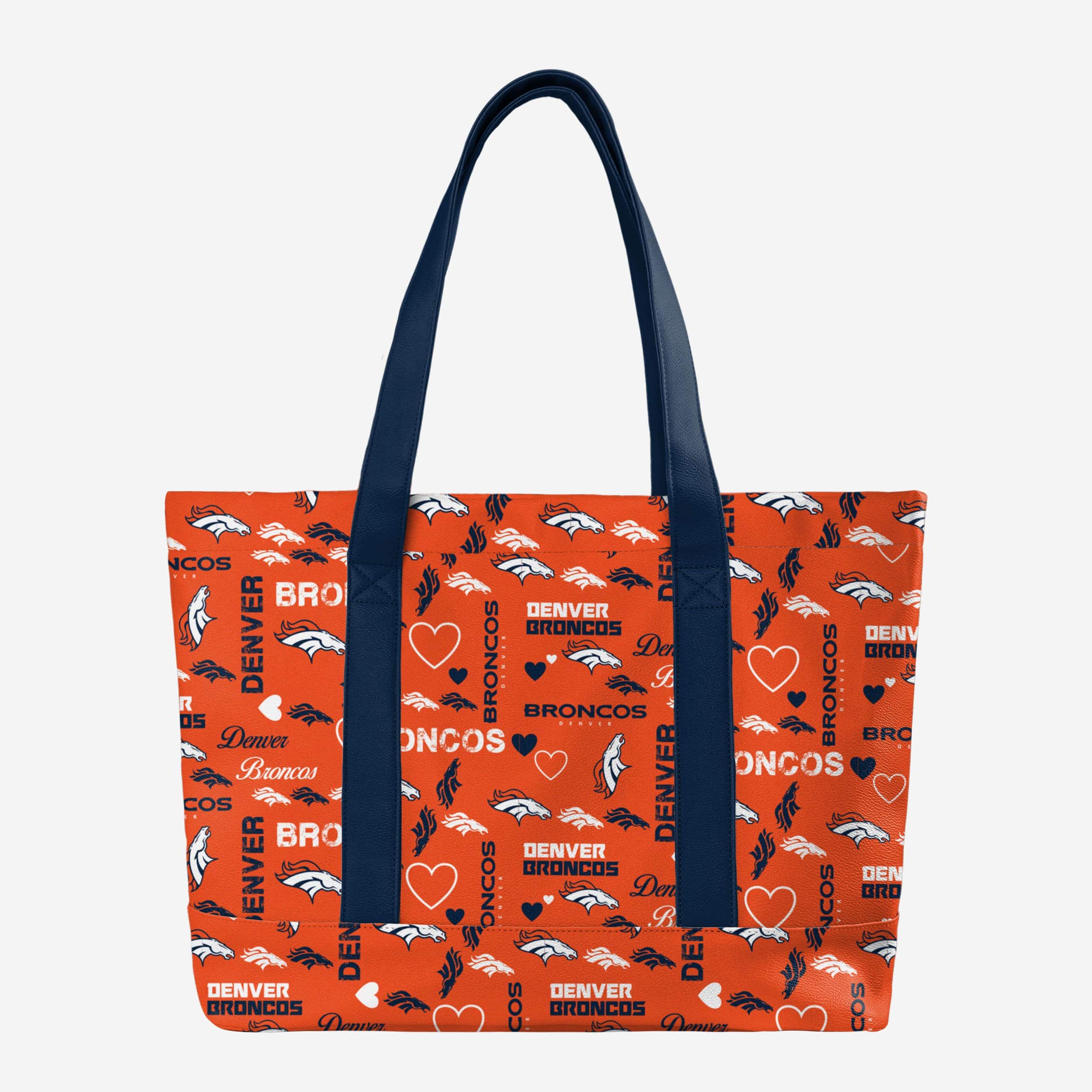 Denver Broncos Logo Love Tote Bag - Show Your Fandom!