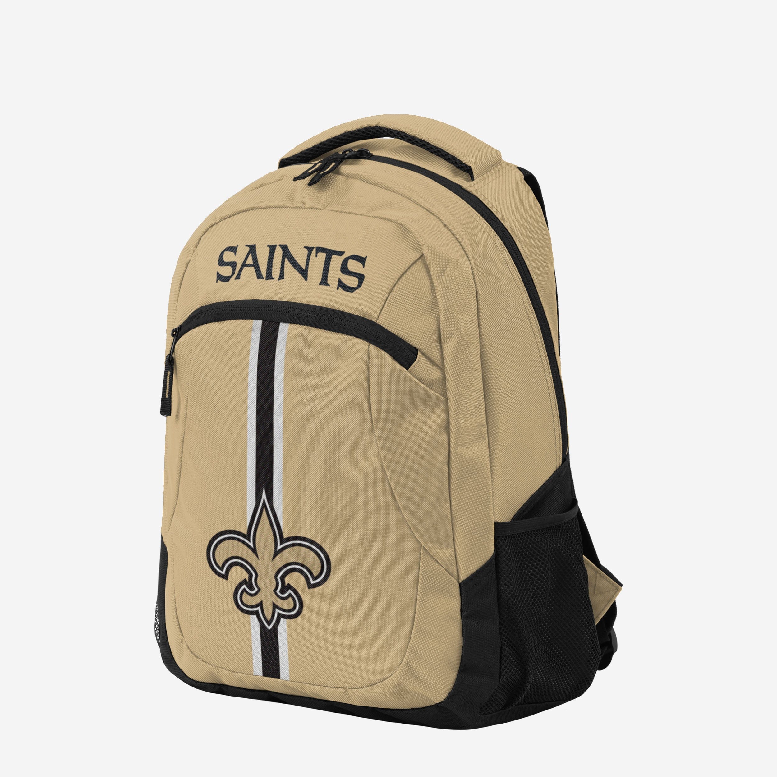New Orleans Saints Old Gold Alternate Color Action Backpack - Game Day Essential!