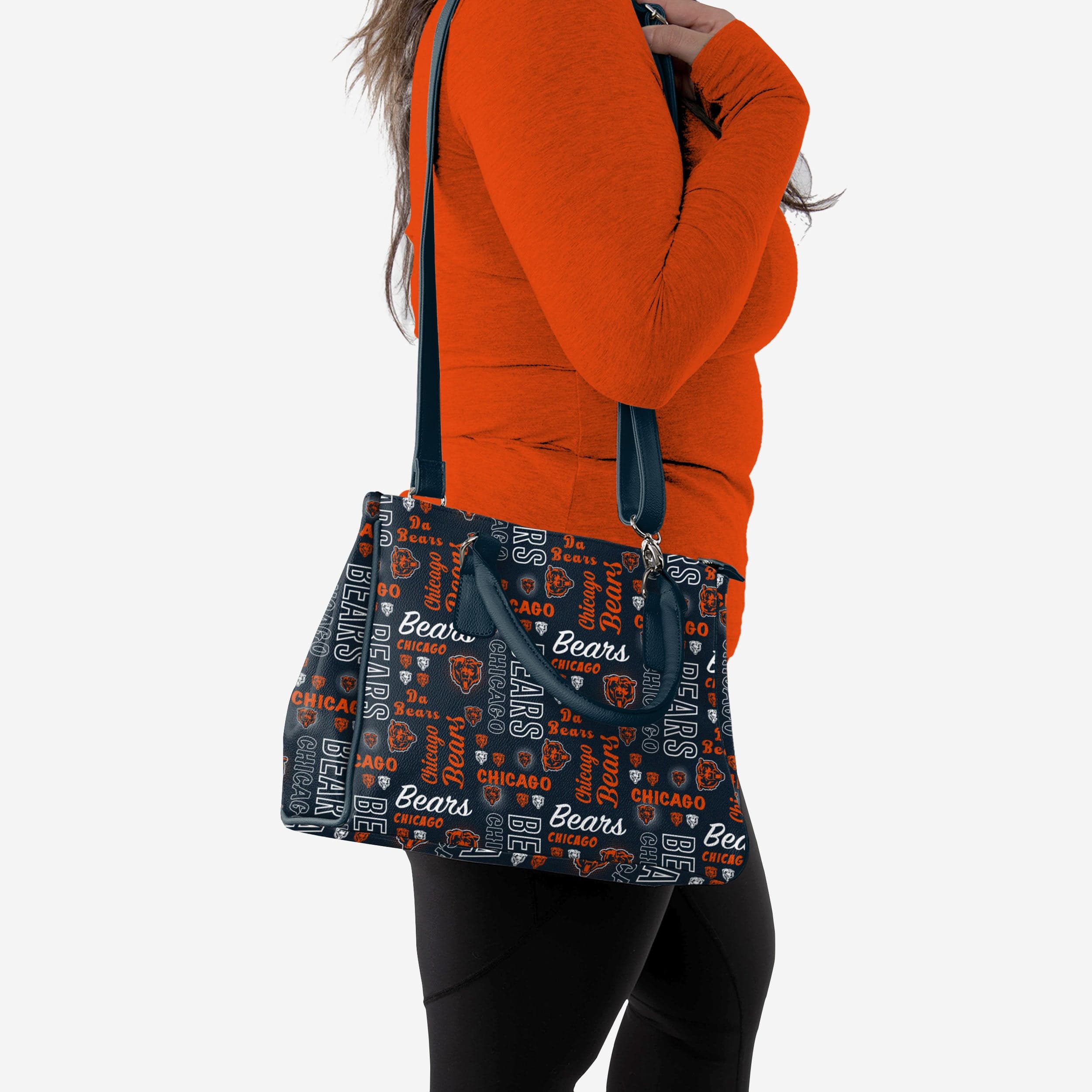 Chicago Bears Spirited Style Printed Collection Purse - Show Your Team Spirit!