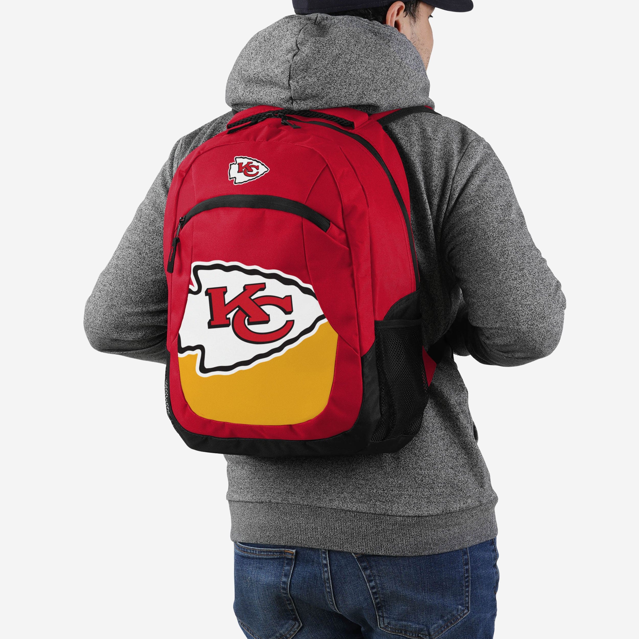 Kansas City Chiefs Colorblock Action Backpack - Unleash Your Fandom!