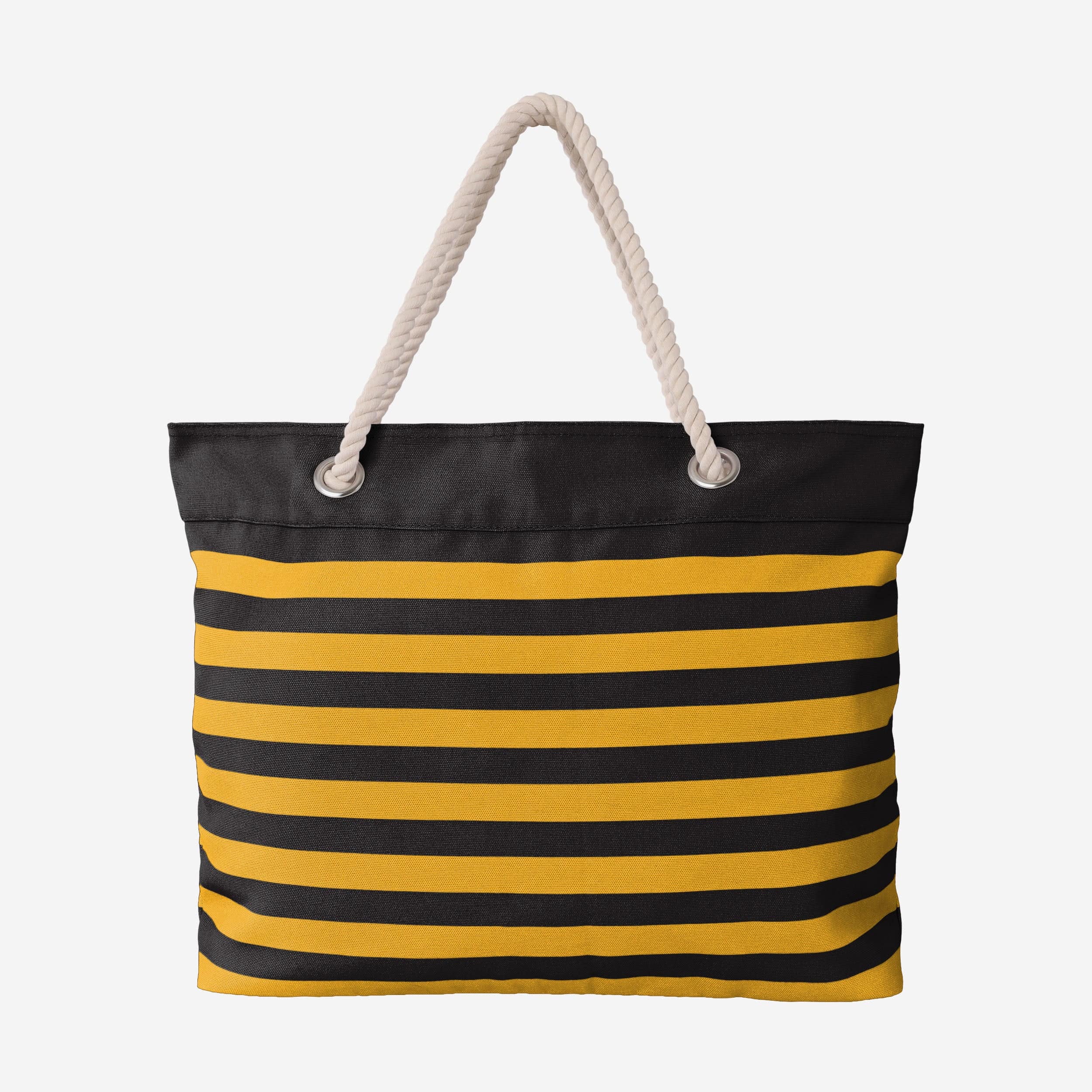 Show Your Pirates Pride with the Pittsburgh Pirates Nautical Stripe Tote Bag