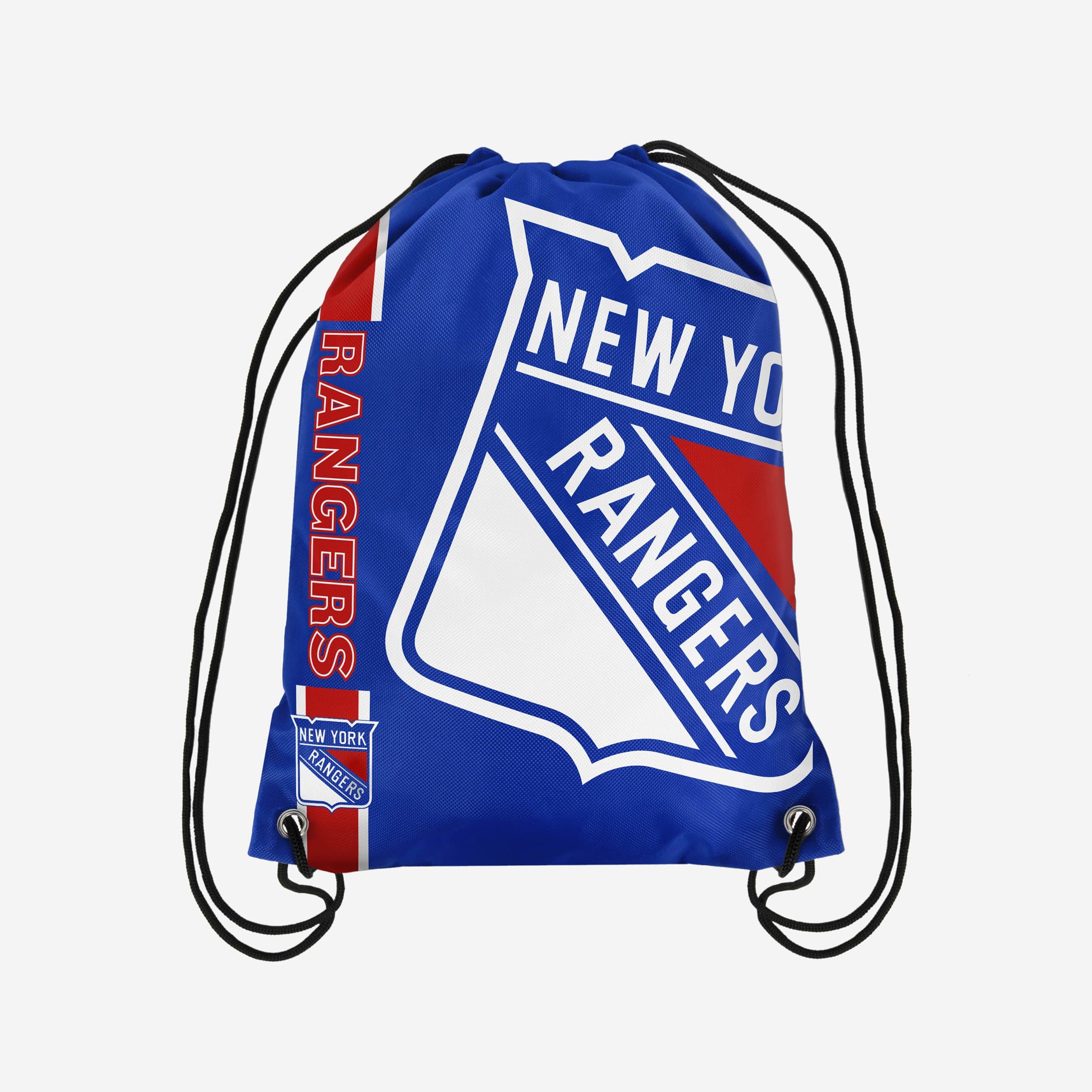 New York Rangers Big Logo Drawstring Backpack - Show Your Team Spirit!
