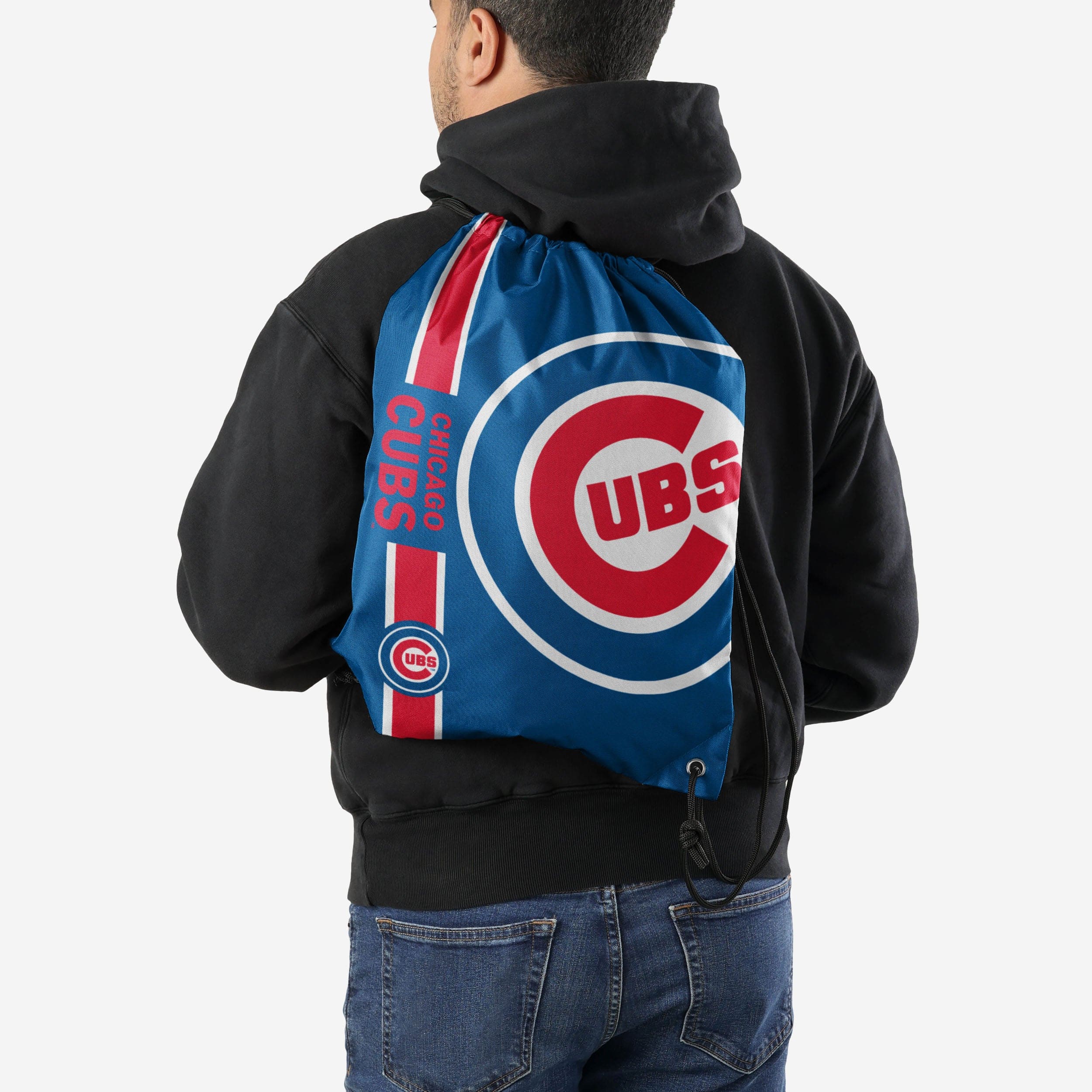 Chicago Cubs Big Logo Drawstring Backpack - Show Your Team Pride!