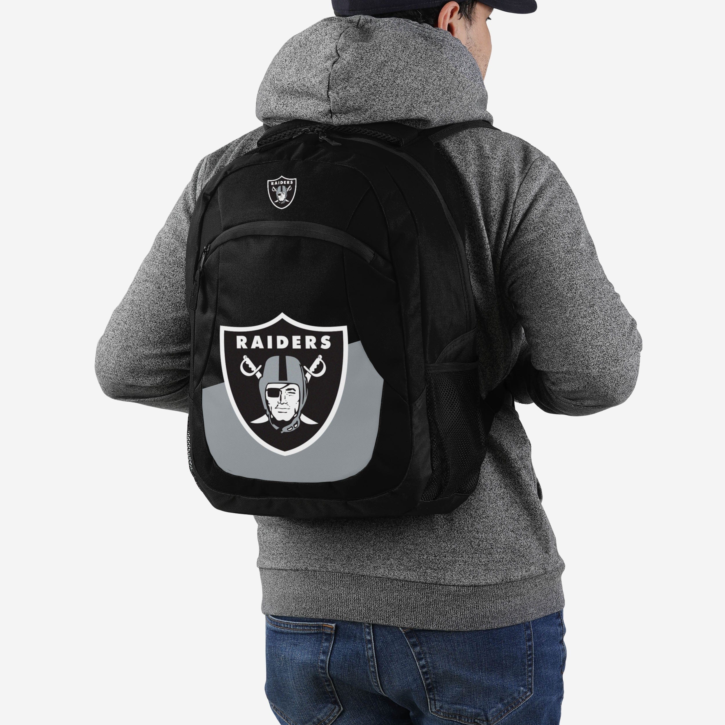 Las Vegas Raiders Colorblock Action Backpack - The Ultimate Fandom Gear