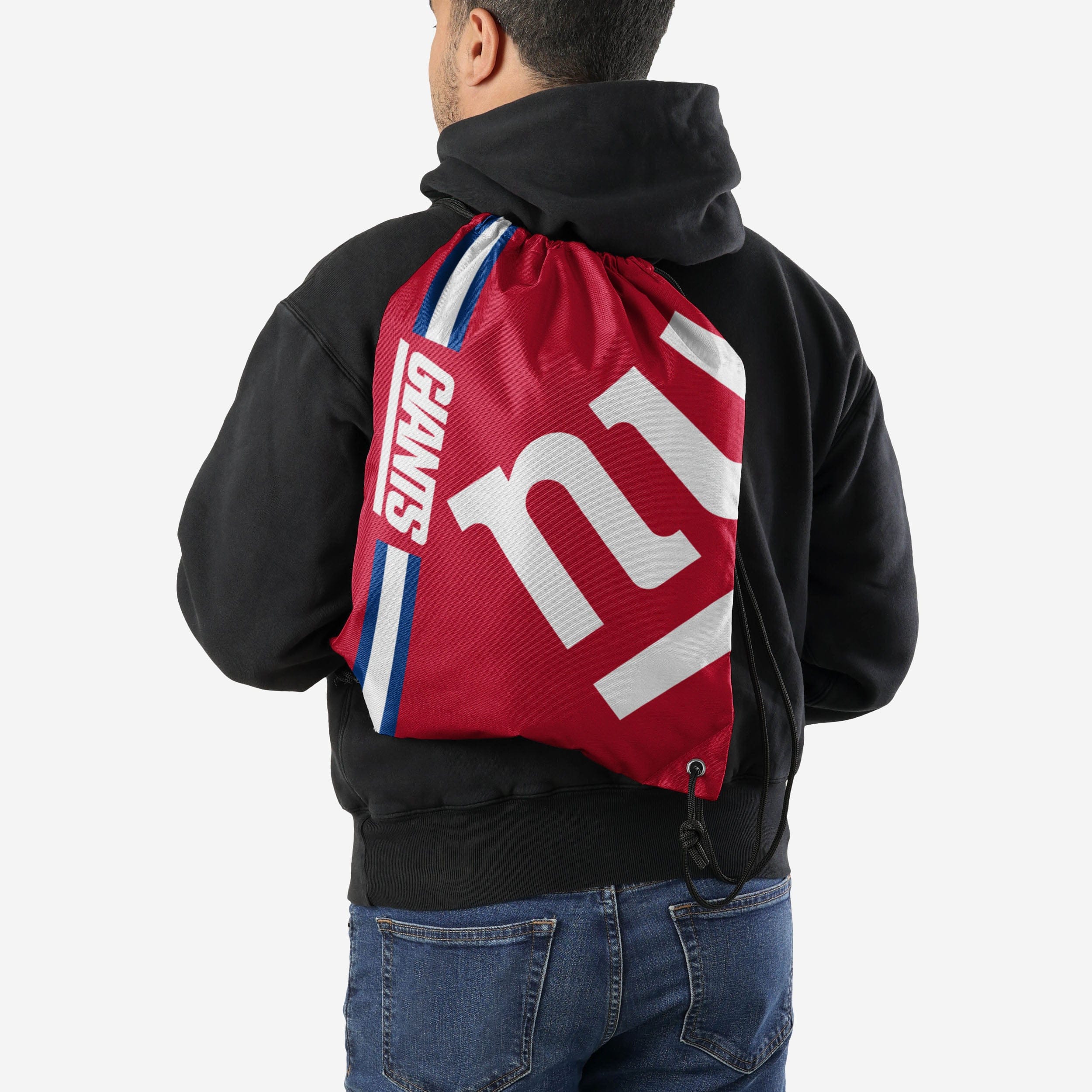 New York Giants Red Alternate Big Logo Drawstring Backpack - Show Your Team Pride!
