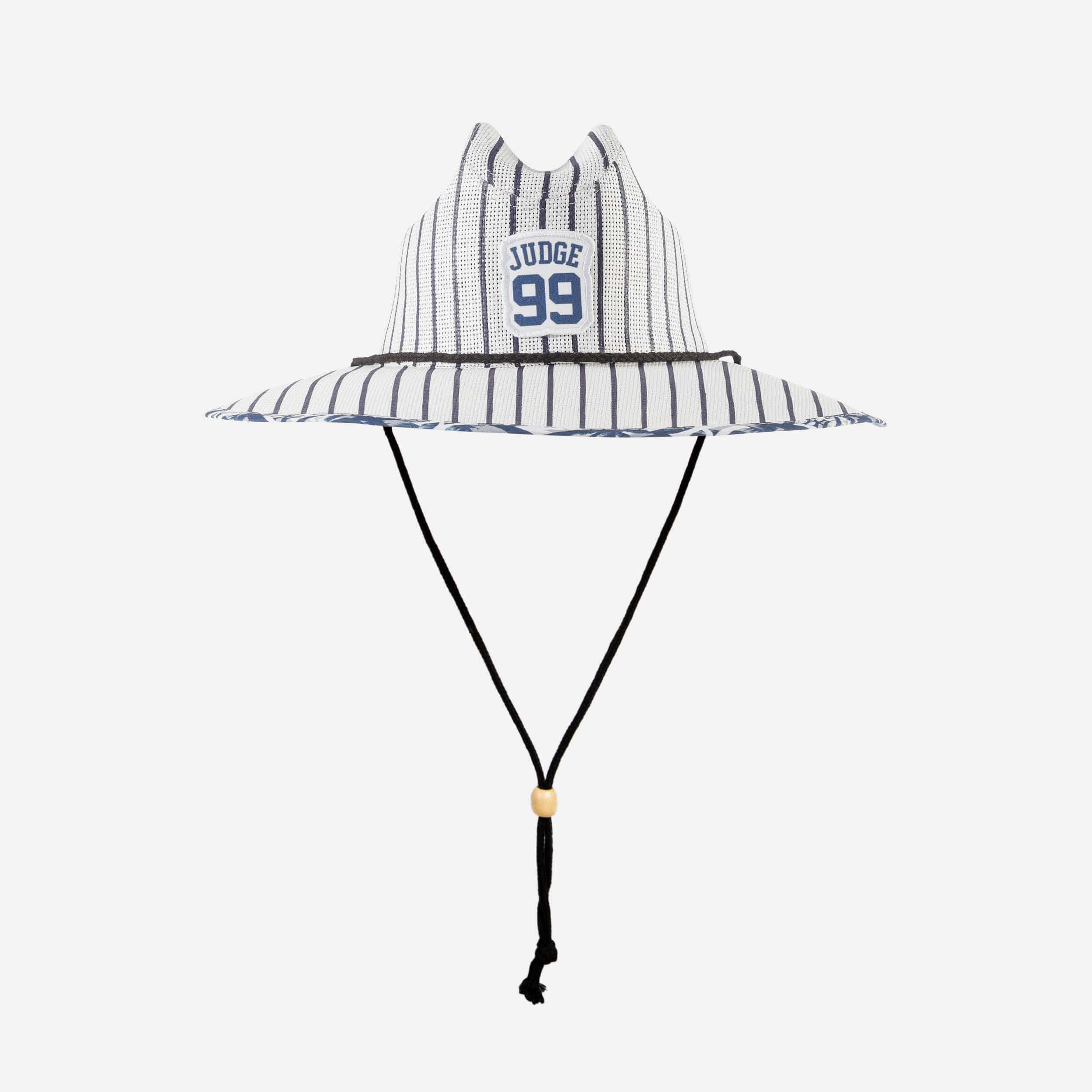 Aaron Judge's New York Yankees Iconic Straw Hat