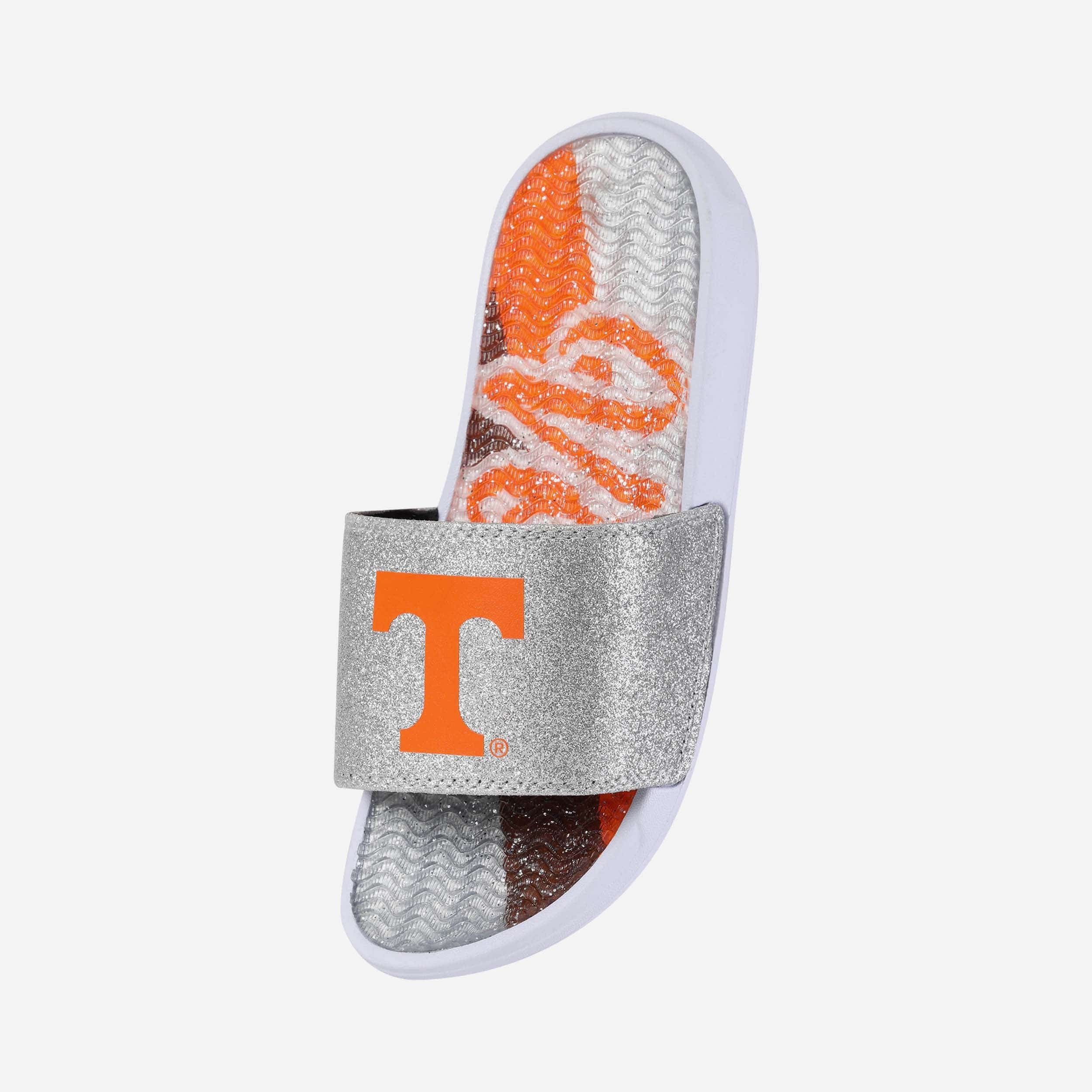 Tennessee Volunteers Women's Sparkling Gel Slides - Shine Bright for Your Team!