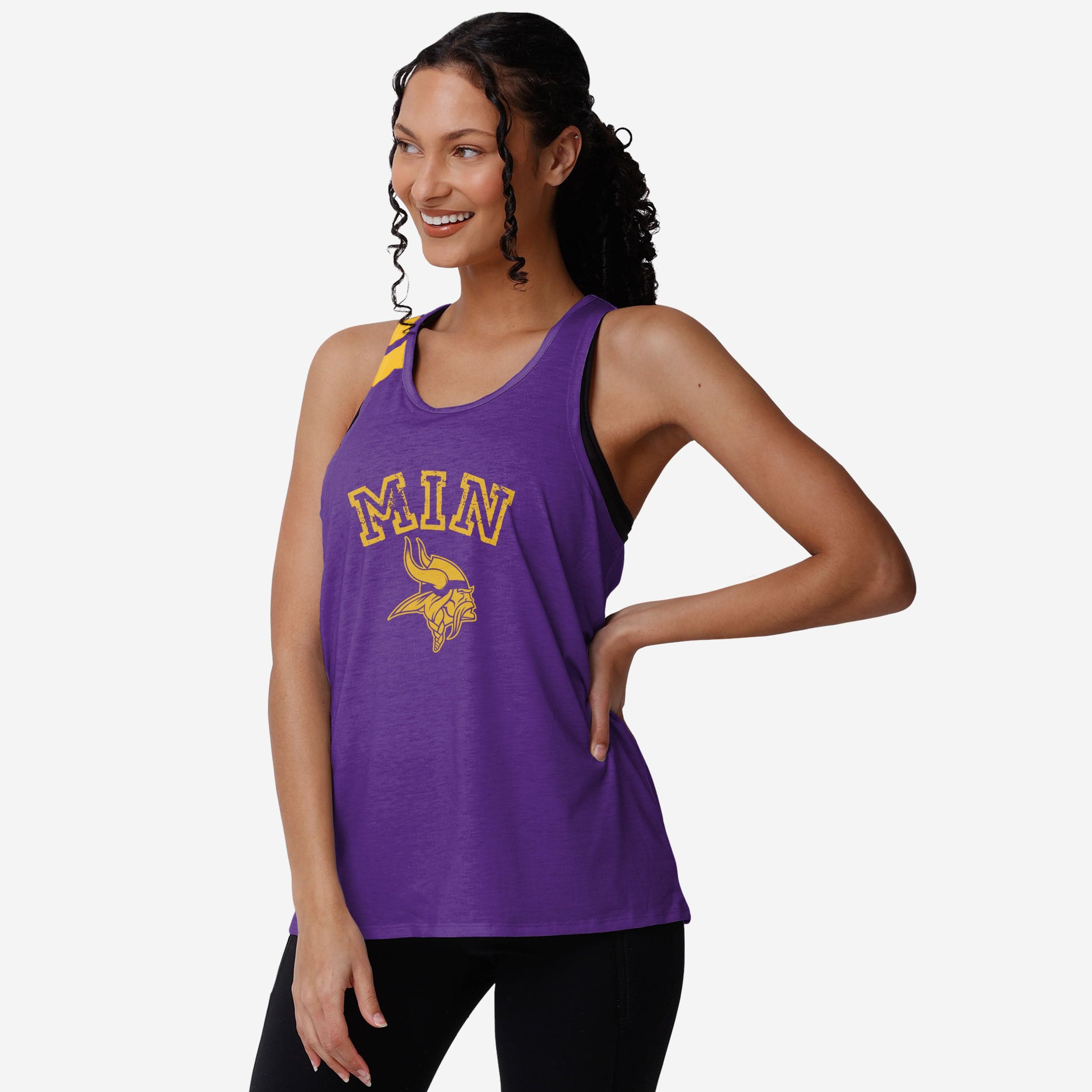 Minnesota Vikings Women's Twisted Sleeveless Fan Top