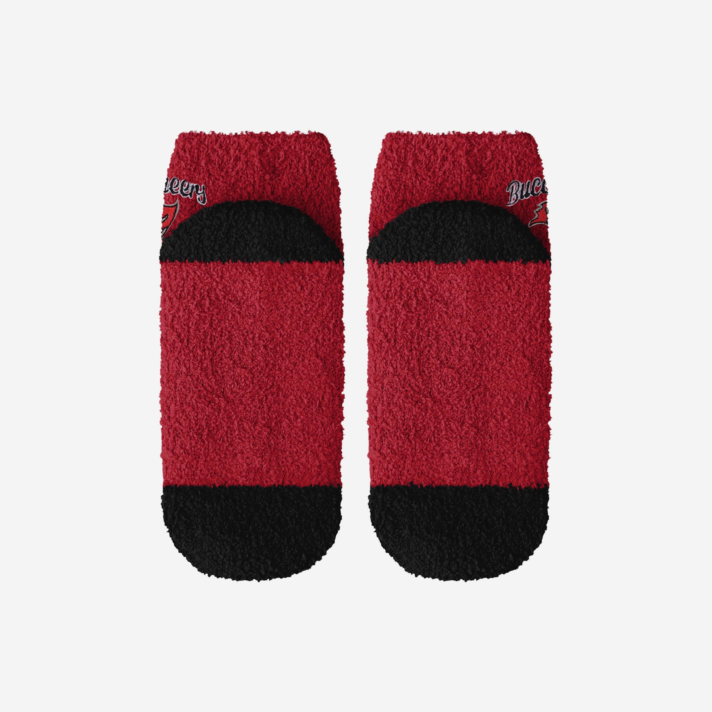 Tampa Bay Buccaneers 2-Pack Women's Fuzzy Script Logo Ankle Socks - Double the Team Spirit!