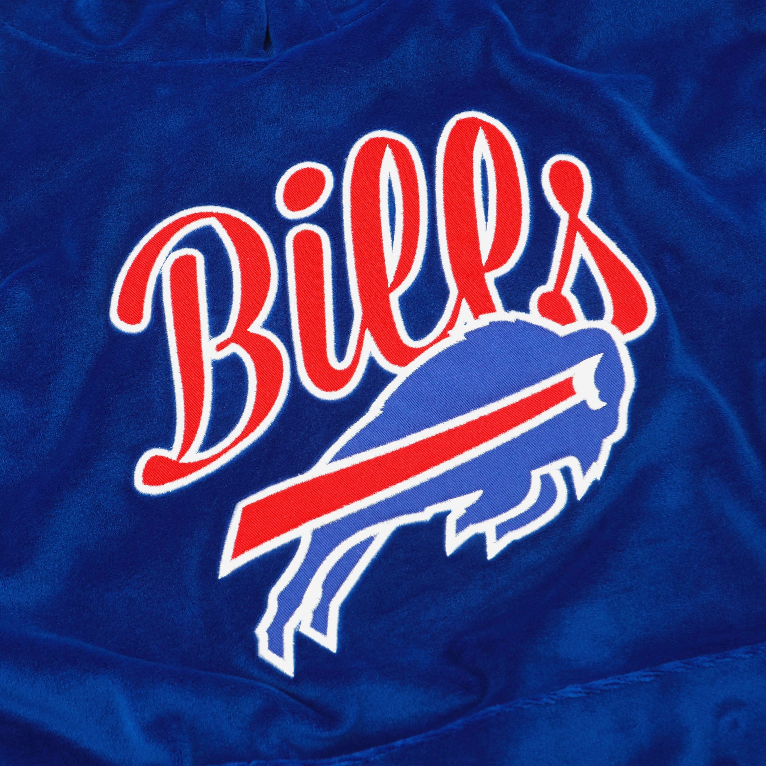 Buffalo Bills Women's Velour Hooded Sweatshirt - Show Your Team Spirit!