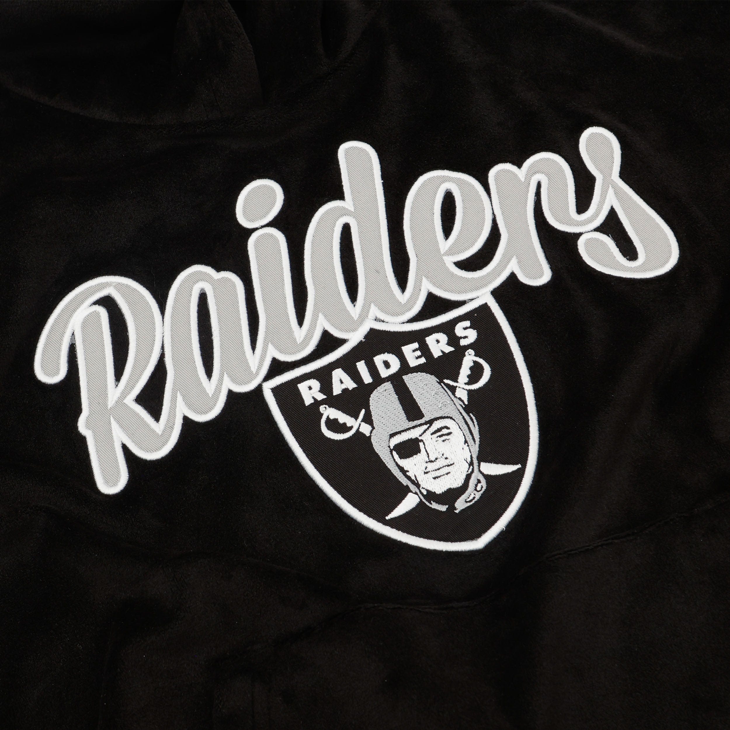Gorgeous Las Vegas Raiders Women's Velour Hooded Sweatshirt - A Must-Have for Game Days!