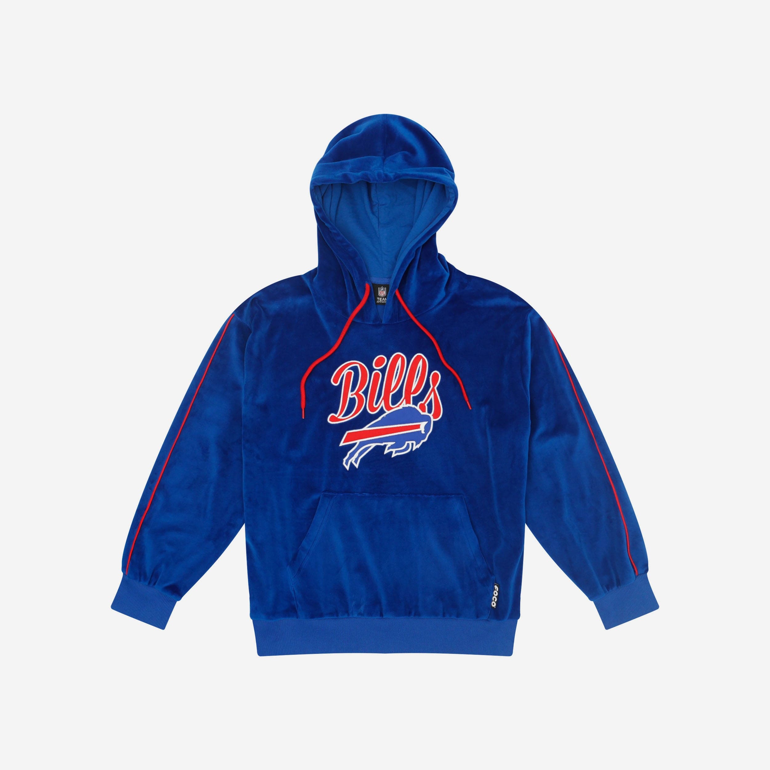 Buffalo Bills Women's Velour Hooded Sweatshirt - Show Your Team Spirit!
