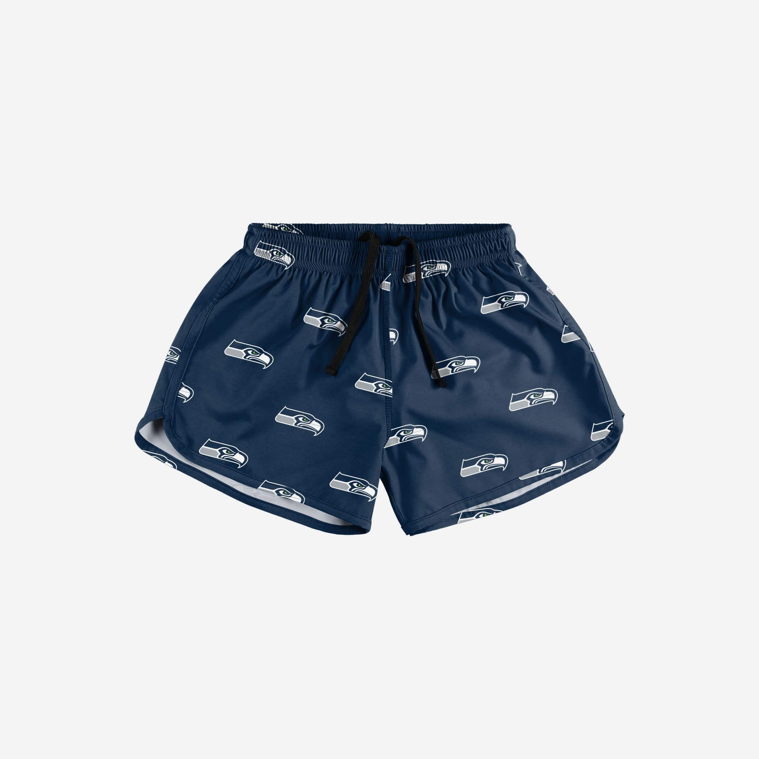Seattle Seahawks Women's Stylish Mini Print Running Shorts