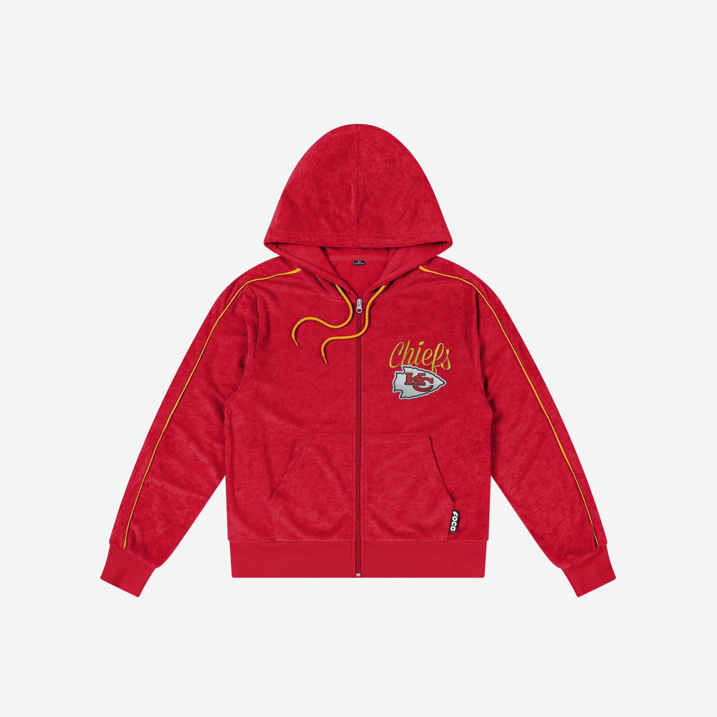 Kansas City Chiefs Women's Cozy Terry Knit Zip-Up Top - Show Your Team Spirit!