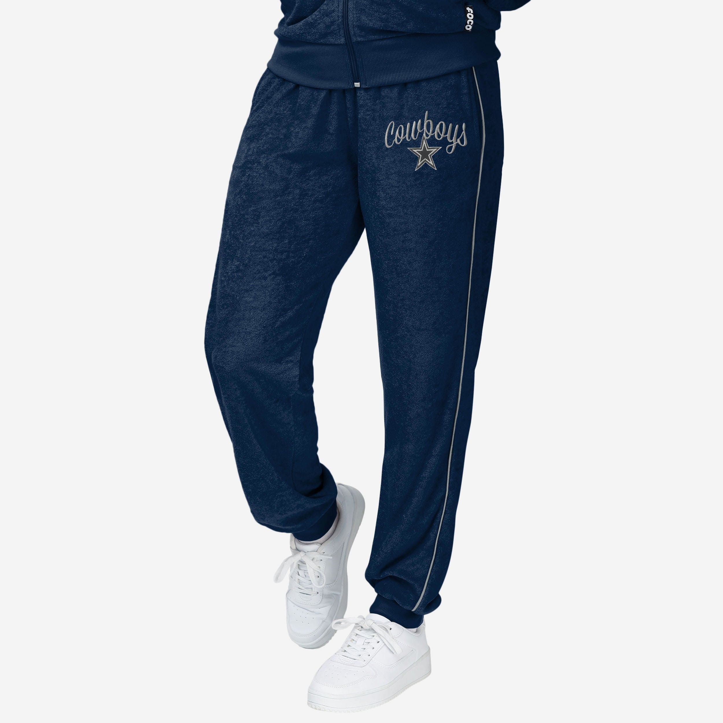 Gorgeous Dallas Cowboys Women's Terry Knit Joggers - Show Your Team Pride!