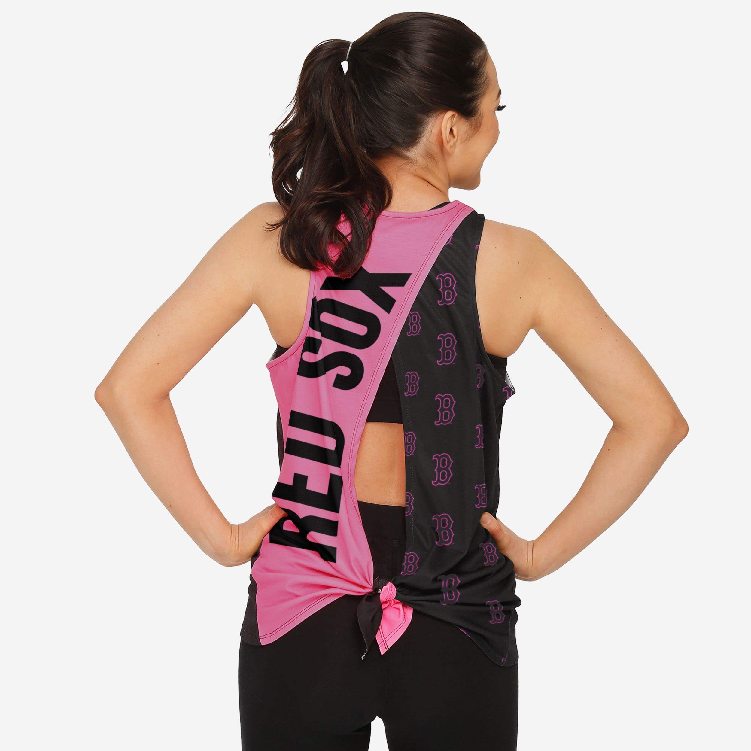 Gorgeous Boston Red Sox Women's Tie-Breaker Sleeveless Fandom Top