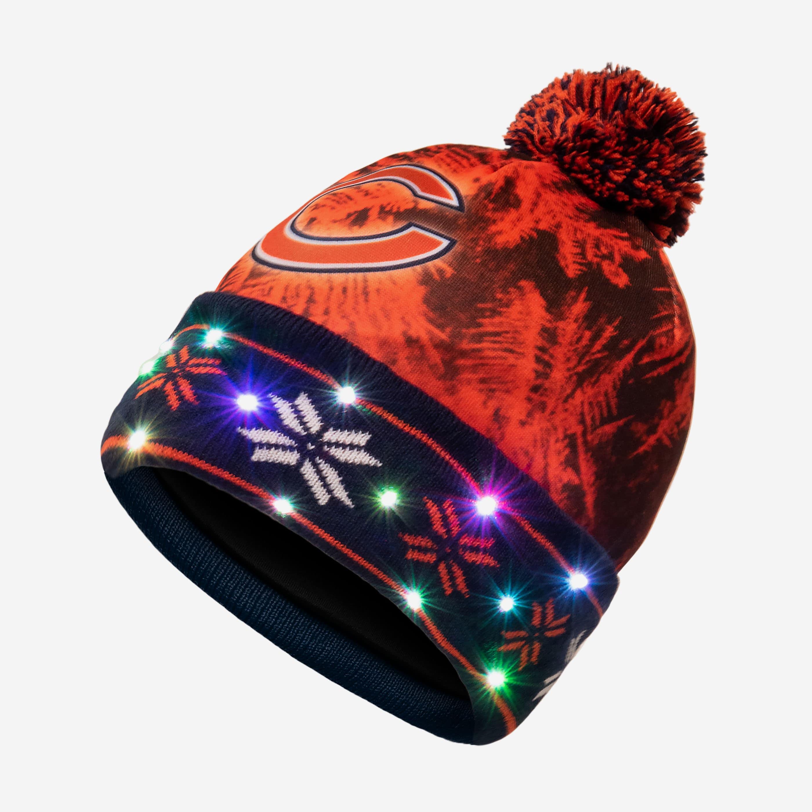 Illuminating Chicago Bears Big Logo Beanie